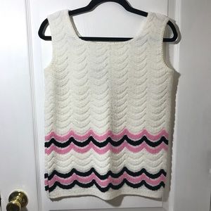 Vintage beeline wool tank top